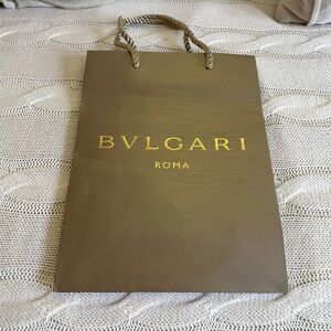 Bvlgari Brown Gift Bag